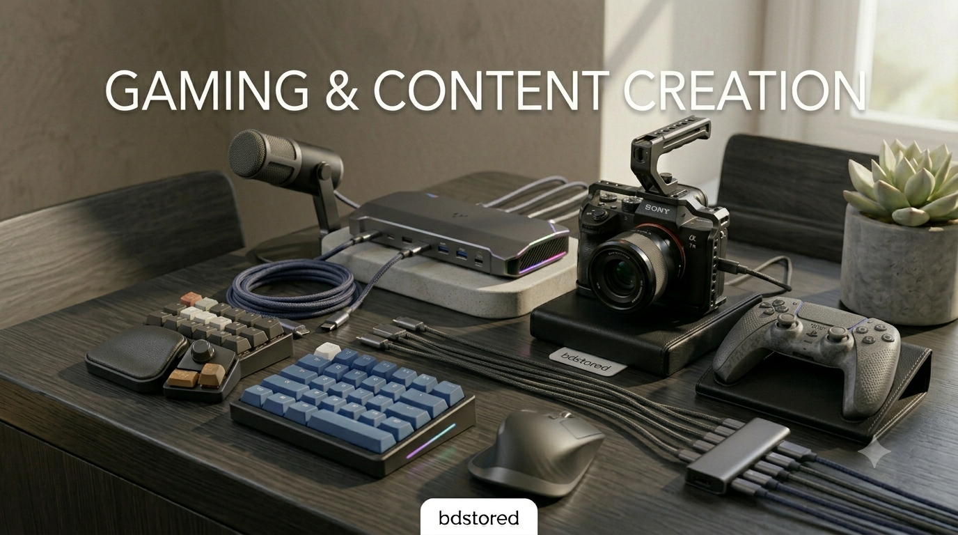 Gaming & Content Creation(গেমিং ও কনটেন্ট ক্রিয়েশ